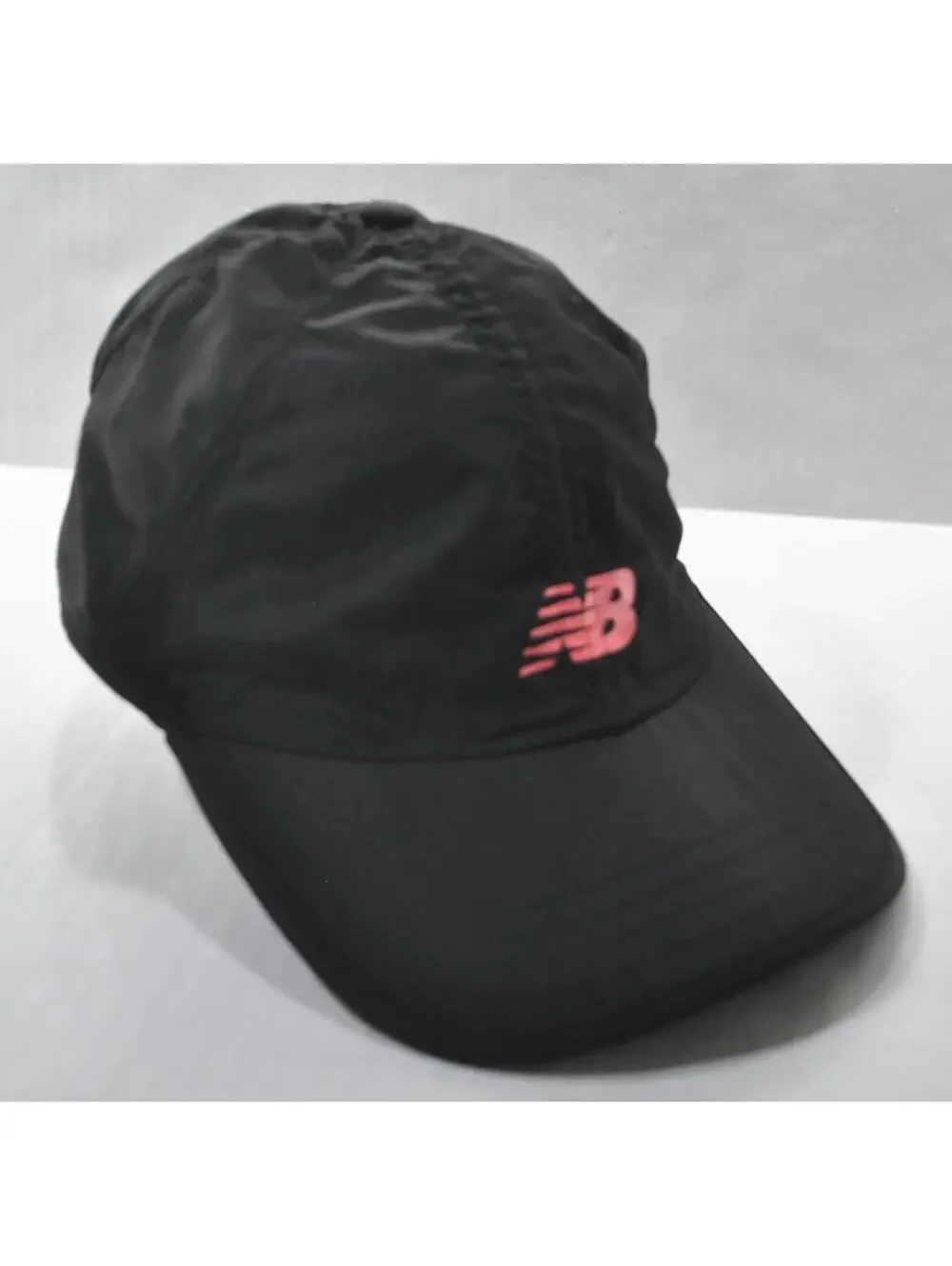 New Balance Running Runner Black Hiking Outdoors Athletic Run Pink Strap Hat Cap